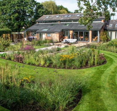 Naturalistic modern garden design, Wilmslow