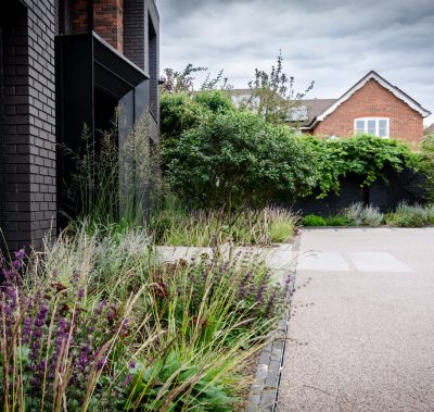 luxury front garden design Altrincham