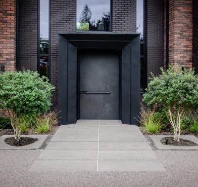 luxury front garden design Altrincham