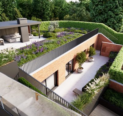Green roof garden