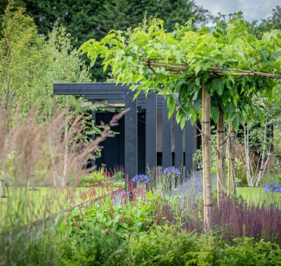 Contemporary garden design Alderley Edge