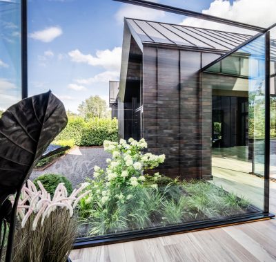 Contemporary garden design Alderley Edge