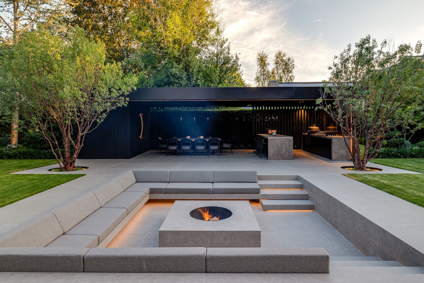 high end luxury garden design Altrincham