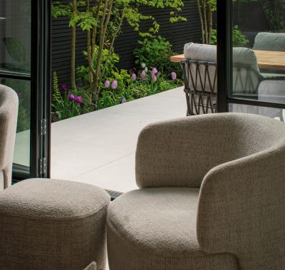 indoor outdoor level threshold living space