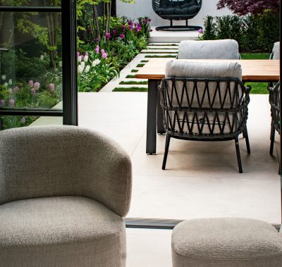 level threshold indoor outdoor living space