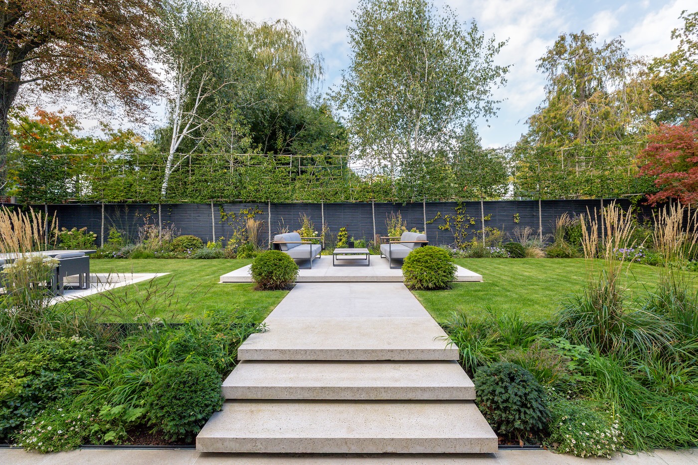 contemporary garden design hale
