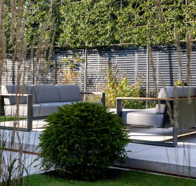 luxurious outdoor living room