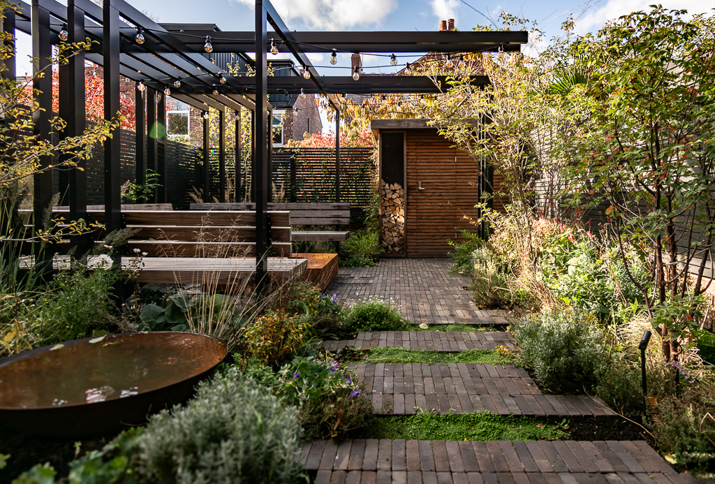 Contemporary urban garden design south manchester