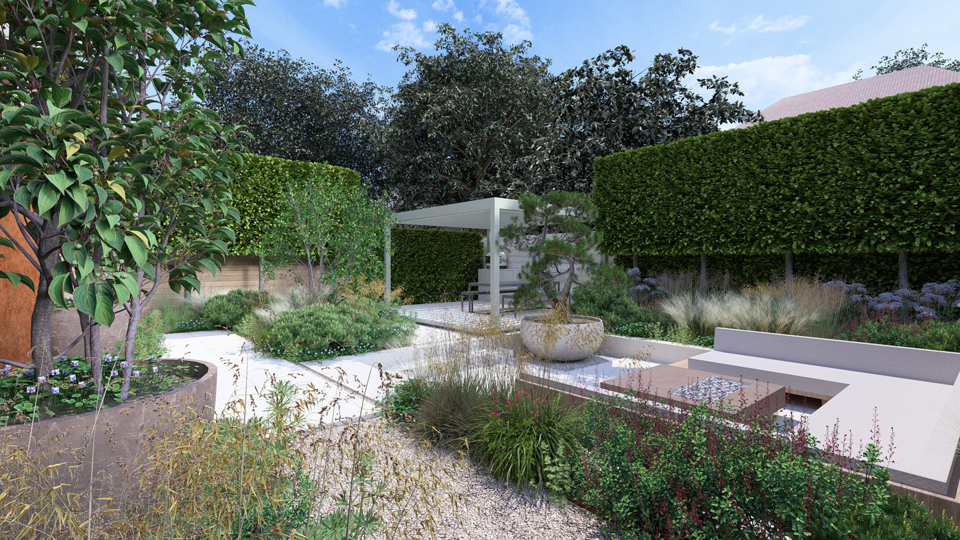 Contemporary garden design Liverpool